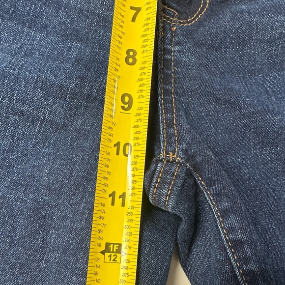 No Boundaries Women's Dark Blue Flare Jeans - Picture 7 of 12